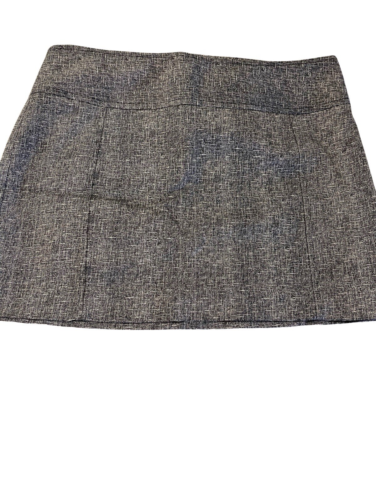 EXPRESS Gray Back Zip Lined Stretch Mini Skirt Wo… - image 2