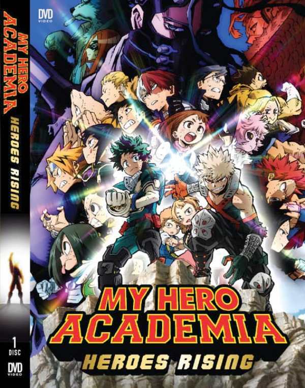 My Hero Academia Movie Heroes Rising Japanese Anime DVD English