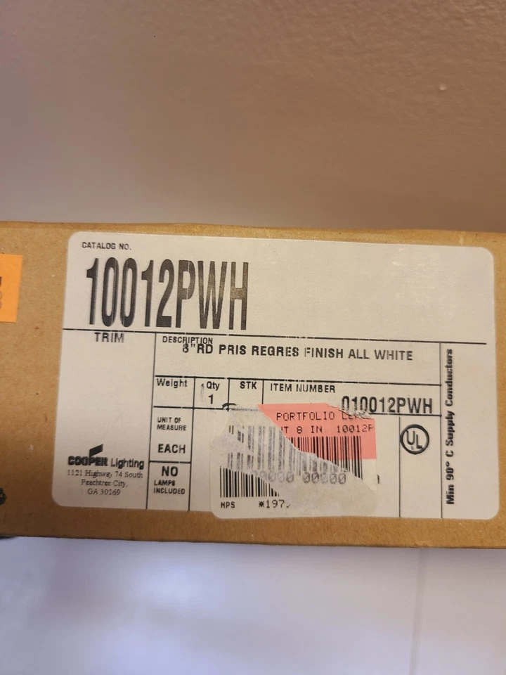 Portfolio 8" RD Recessed Regres Finish All White 10012-P | 10012 PWH - Image 2 of 4