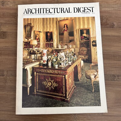 Vintage Architectural Digest Magazine November 1978 Pop Artist Robert ...