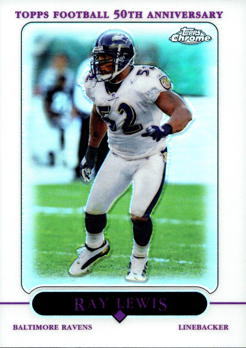 2005 Topps Chrome #33 Ray Lewis Refractors