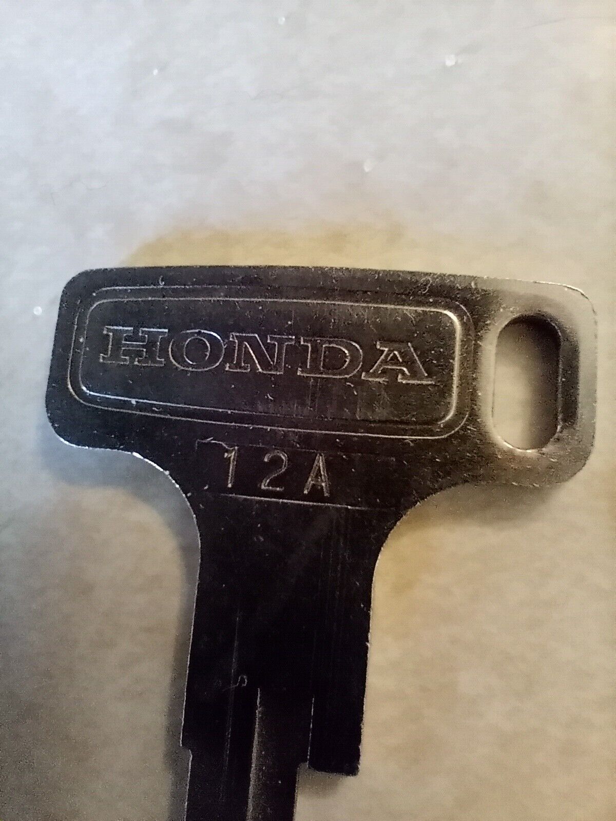 Vintage Honda OEM Factory Pre Cut Motorcycle Key #12A Free Shipping 