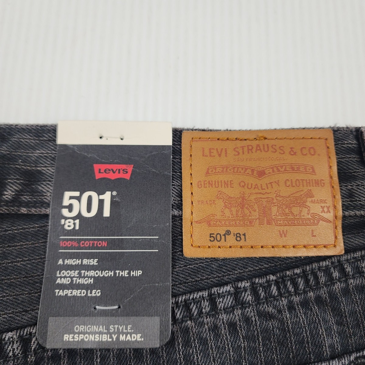 80s Levi’s Stripe Black Denim 701 ストライプ 80s Levi's Stripe Black Denim 701 ストライプ