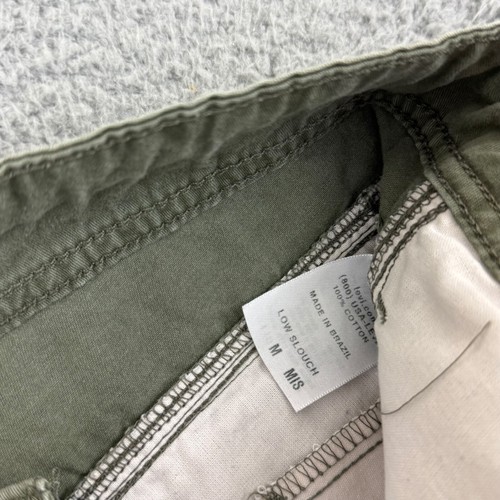 Levis Cargo Pants Womens Medium Green Low Slouch Capri Outdoor Drawstring 19" - Picture 7 of 15