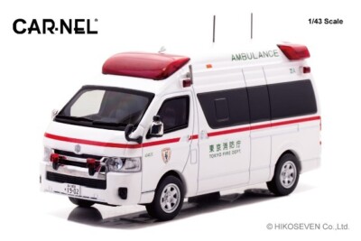 CN432206 CAR-NEL 1:43 Toyota Himedic 2022 Tokyo Fire Department