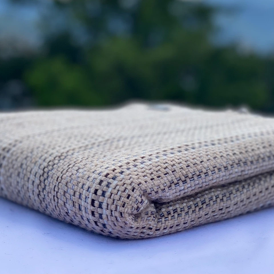 Kaschmirdecke "Astitva" - handgearbeitet aus Nepal, Tagesdecke, Sofadecke - Bild 1 von 4