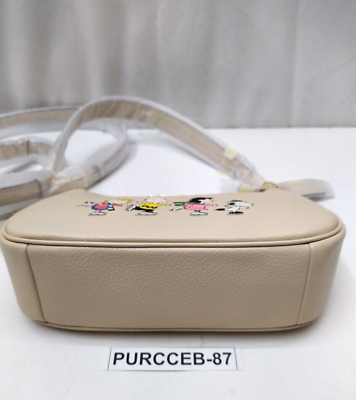 Coach X Peanuts Teri Shoulder Bag With Snoopy And Friends Motif