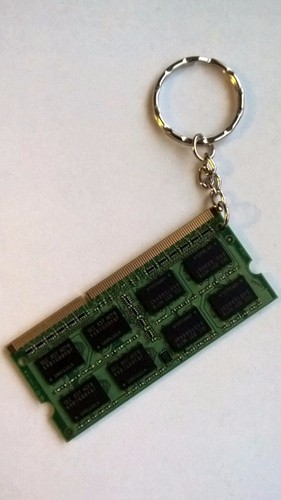 RAM computer keyring, Upcycled recycled. Unique gamer gift CPU processor keyring - 第 14/18 張圖片