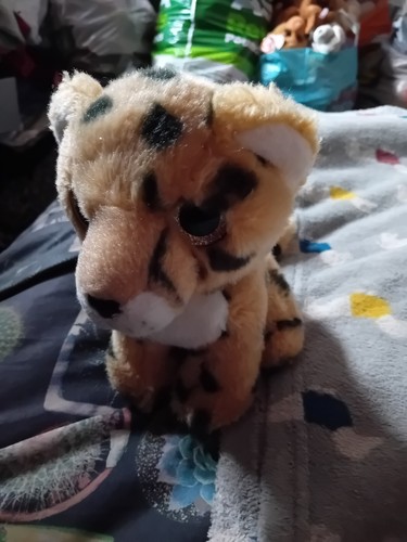Cheetah 10 Inch Push, Small Soft Toy - Picture 7 of 12