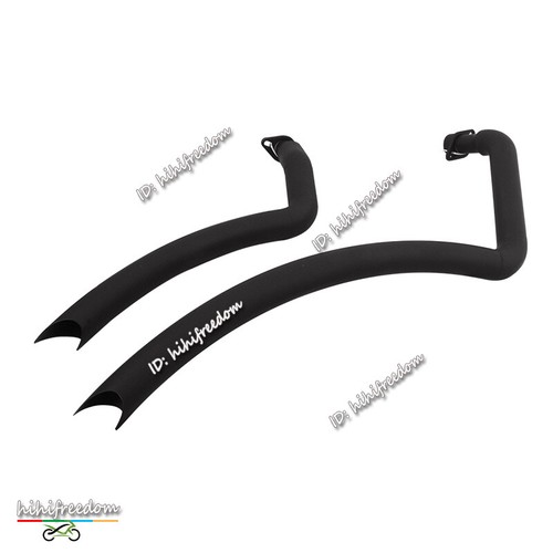Sistema de escape silenciador negro para Honda Shadow Spirit Aero 750 VT750C 2004-2024 - Imagen 4 de 8