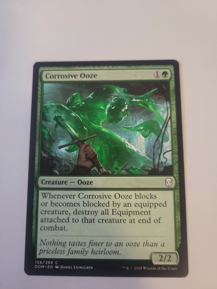 MTG Corrosive Ooze Dominaria 158/269 Regular Uncommon Green | eBay