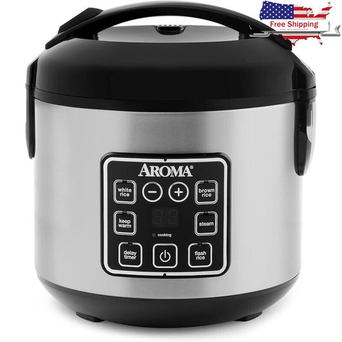 Eby Rice Cooker Digital Rice Cooker 4 Cup Multicooker Steamer Grain Cooker Automatic ...