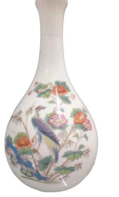 Schöne Wedgewood Bone China Kutani Kranich Knospe Vase keine Risse oder Chips