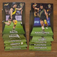 2025 Select AFL Footy Stars - RICHMOND TIGERS - Complete 13 Card Base Set