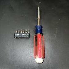 Vintage =Craftsman= 41291 Magnetic Hand Driver- With Bits Made In USA