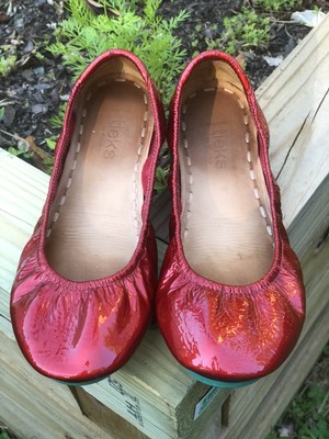 tieks red diamond size 9