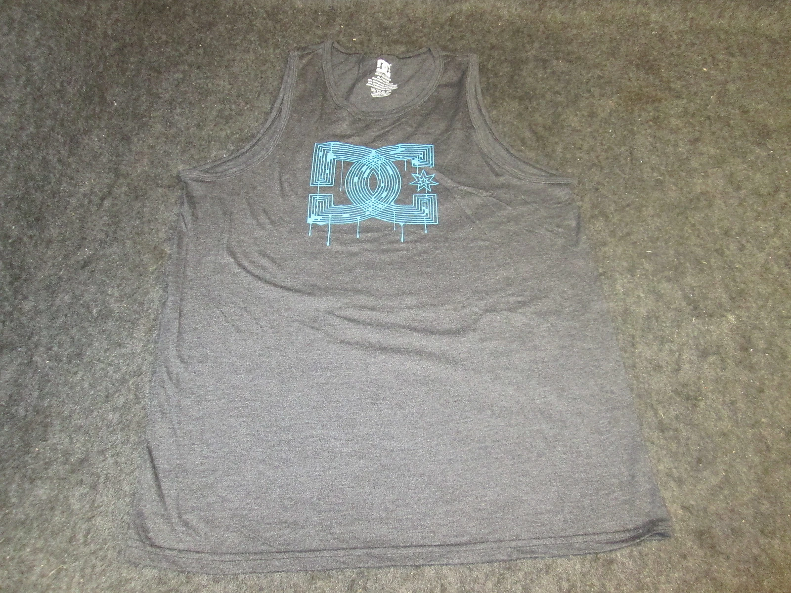 Mens Genuine DC Casual Fashion Skate bmx tank tee vest S M L XL XXL grey DC149