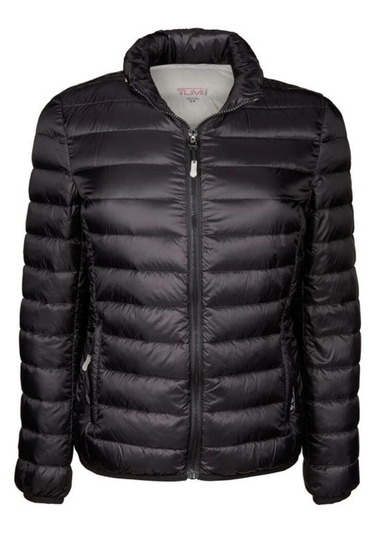 Tumi Women’s Clairmont Packable Travel Puffer Jacket. Black. Size XL. $195 MSRP