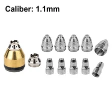 10pc Cutter Torch Nozzle Set For P80 Plasma Cutting Torch Protective Cover