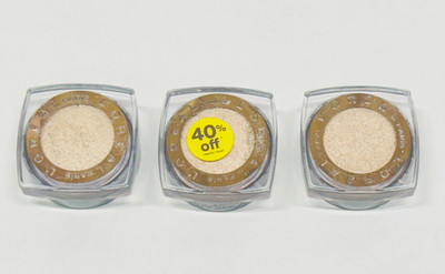 New L Oreal Infallible 24HR Eyeshadow 888 Iced Latte Lot of 3 Discontinued   