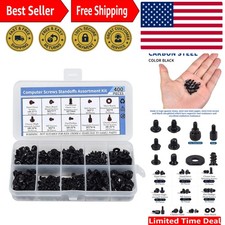 Complete 400PCS Assortment of Computer Screws for Every Hard Drive  Case Repair