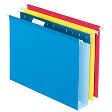 12 PCS Extra Capacity Box Bottom Hanging File Folders Letter Expansion