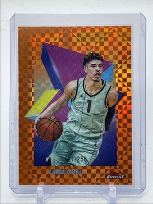 LAMELO BALL 2024-25 TOPPS FINEST COMMON ORANGE X-FRACTOR /250 Q1300-H