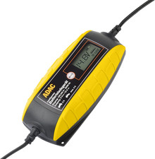 Produktbild - ADAC Batterie-Ladegerät, 6 Und 12 Volt, Mit Komfort-Klemme | M12716