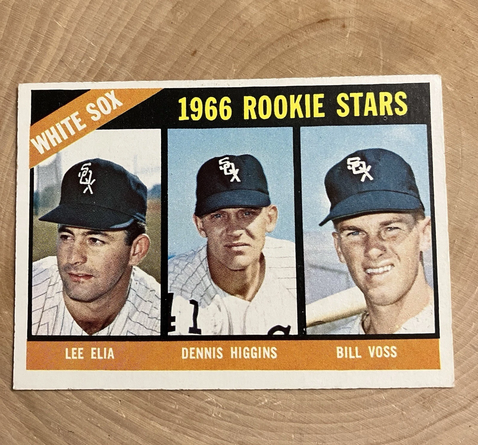 1966 Topps - High # Dennis Higgins, Lee Elia, Bill Voss #529 (RC)