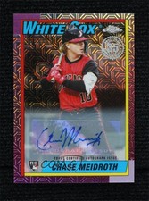 2025 Update 1990 Topps Chrome Silver Pack /299 Chase Meidroth #U90C-52 Auto 1o4m