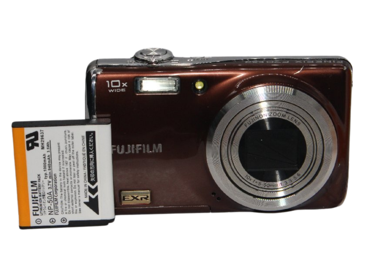 FUJIFILM FINEPIX F70EXR Brown 10.0MP Compact Digital Camera Used