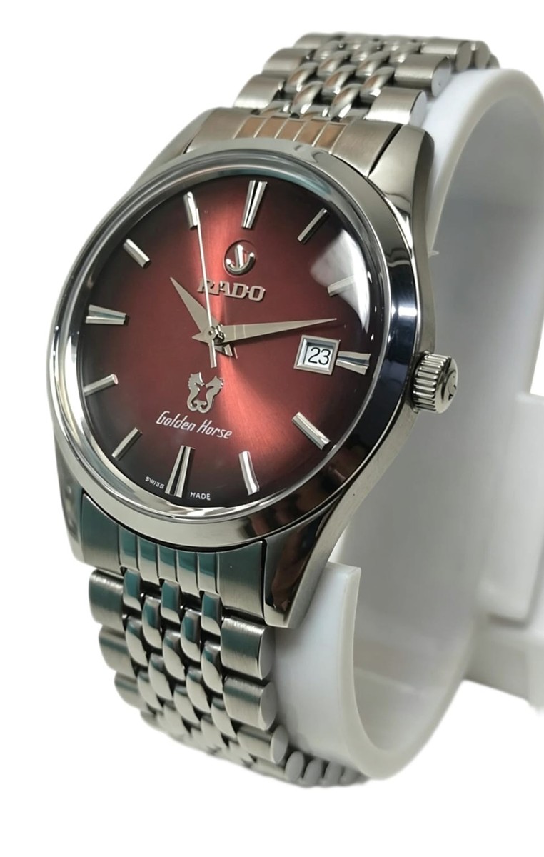 Rado Golden Horse Red Dial Men's Automatic Watch Swiss Made MOD