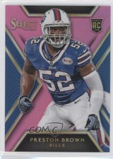2014 Panini Select Rookies Fuchsia Prizm /199 Preston Brown #154 0g4