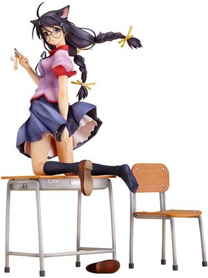 Bakemonogatari Tsubasa Hanekawa 1/8 Scale Figur PVC Japan Neu