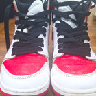 Zapatillas deportivas Jordan Air Jordan 1 para hombre de caña alta rojas/blancas/negras con cordones