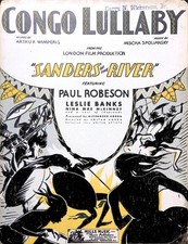 Congo Lullaby Sheet Music Sanders Of The Rive...