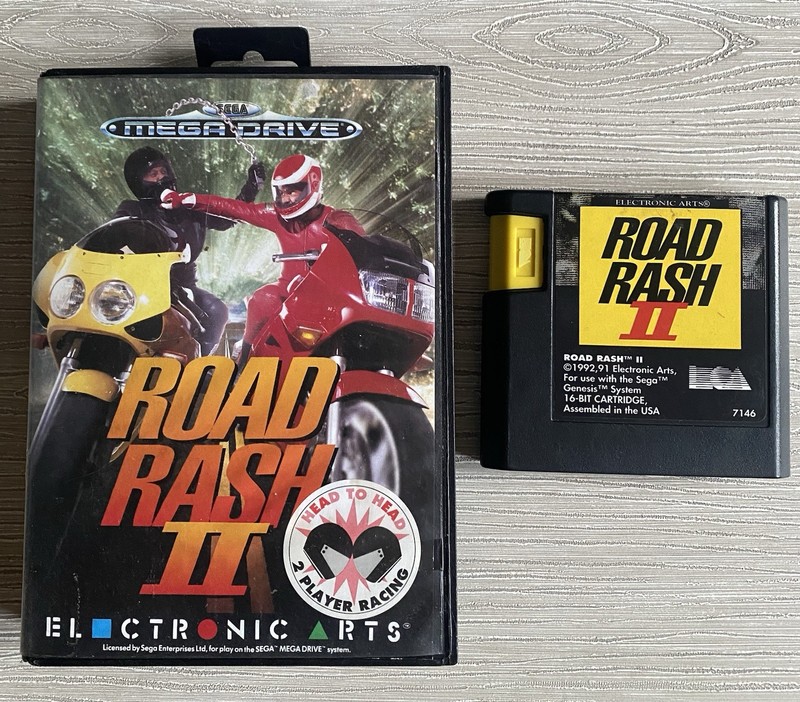 Sega Mega Drive PAL Road Rash 2