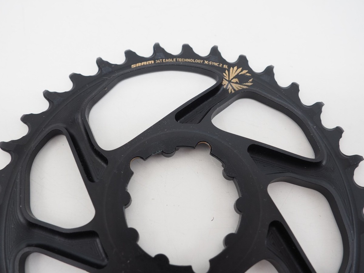New! SRAM Eagle X-Sync 2 SL Mountain Bike Chainring 34t Black/Gold