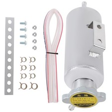 Universal Radiator Coolant Aluminum Catch Tank Bottle Overflow Water Tank 0.3l