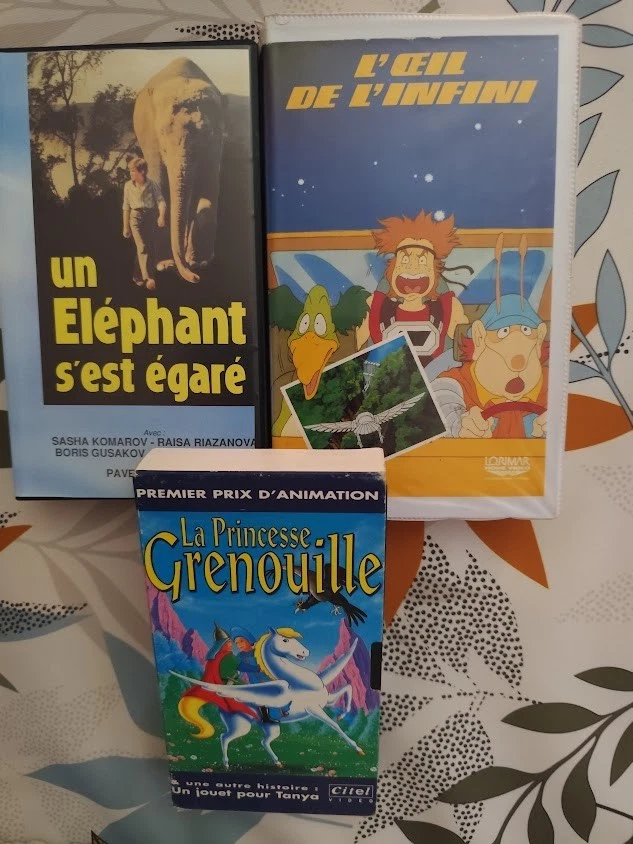 LOT 7 cassettes VHS dessins animés - Photo 2/4