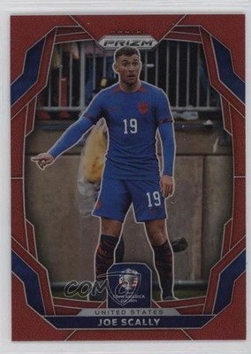 2024 Panini Prizm CONMEBOL Copa America Red Prizm 72/199 Joe Scally #163 5b1