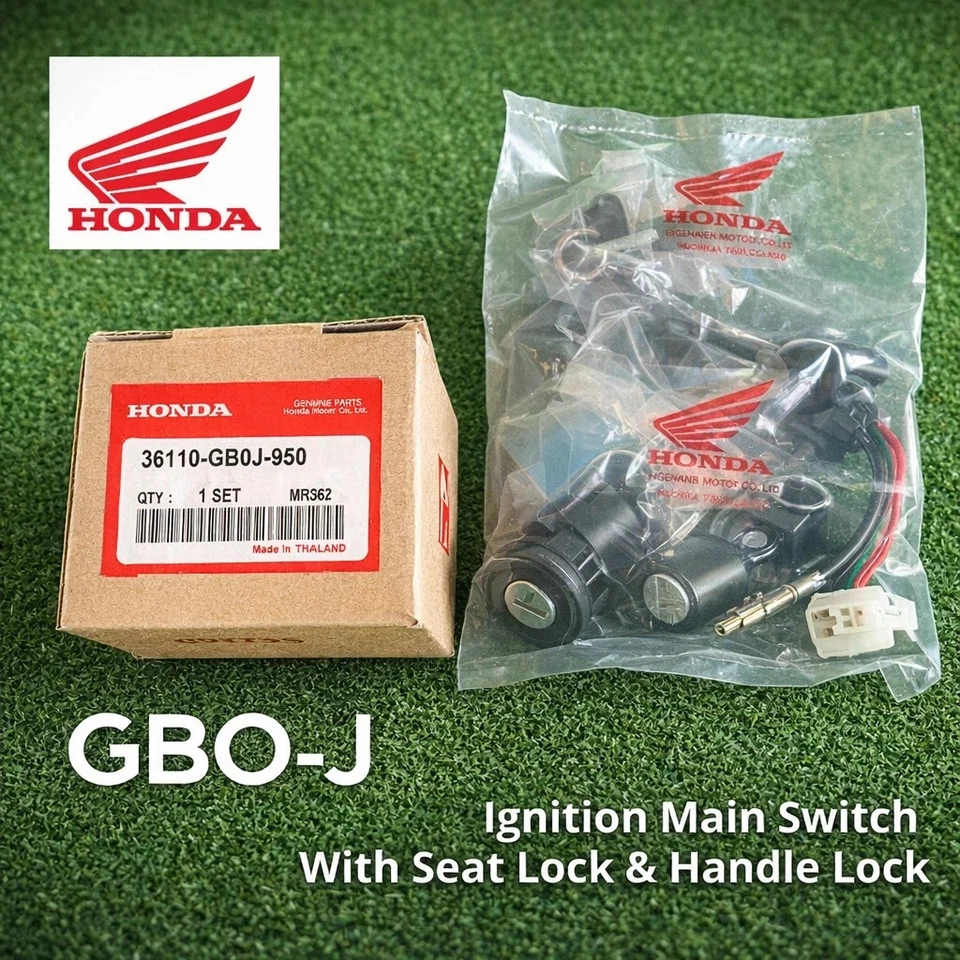 Jeu d'interrupteurs d'allumage d'origine Honda GB0J C70 C90 C100 Super Cub Re... - Photo 3/4