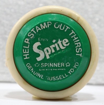 Philippines SPRITE Coca Cola SPINNER Genuine Russell Yo-Yo WHITE / GREEN