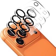 3 Pack Camera Lens Protector for iPhone 17 Pro Max 9H Tempered Glass Ultra HD