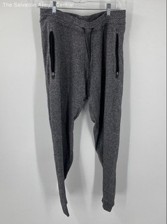 Lululemon Mens Gray Heather Zipped Pockets Tapered Leg Jogger Pants Size XL