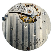 Antique 18s 1905 Seth Thomas 7j Mechanical Hunter Pocket Watch Movement 37 USA