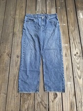 Wrangler 5 Star Heritage 100 Cotton Relaxed Fit 35x30 DarkRinse Blue Jean 0360