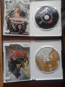 Nintendo Wii Lot Game Console Bundle w/ Controllers, Cables & Games Mario Zelda