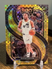 2024 Isaiah Collier Select #178 Gold Prizm 10/10 RC Utah Jazz SSP