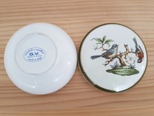 Vintage Porzellan Schmuckdose made in Italy Dose Porzellan